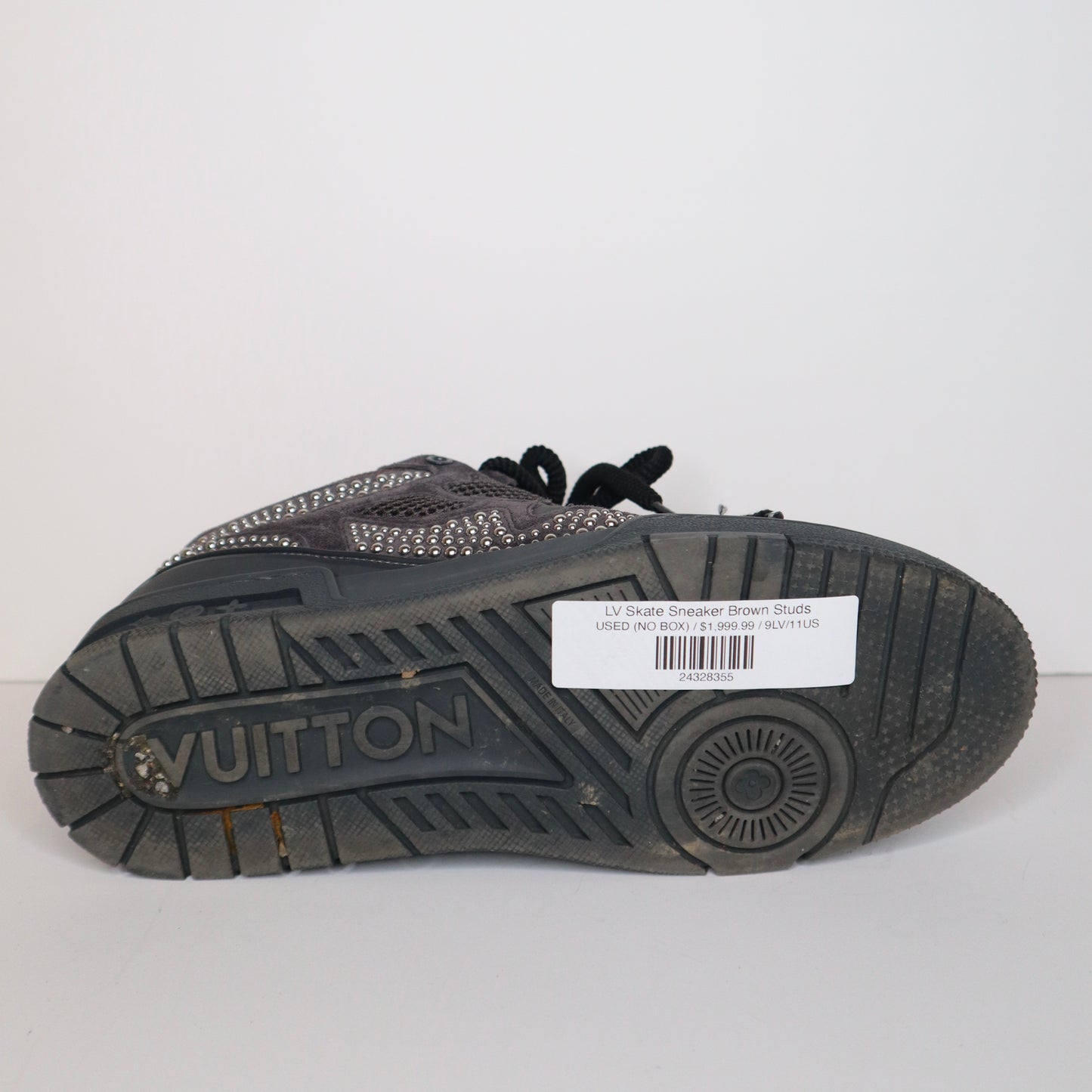 L V Skate Sneaker Brown Studs