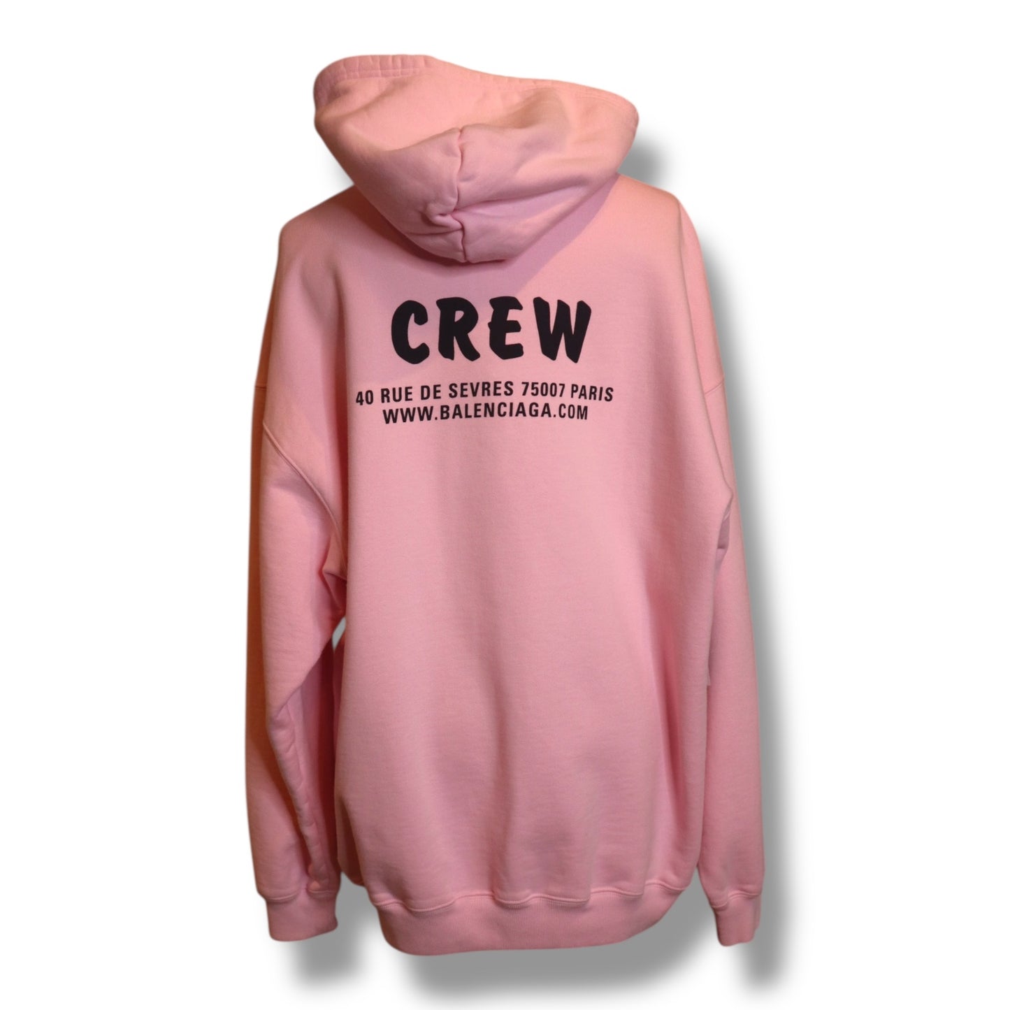 Balenciaga Crew Pink Hoodie