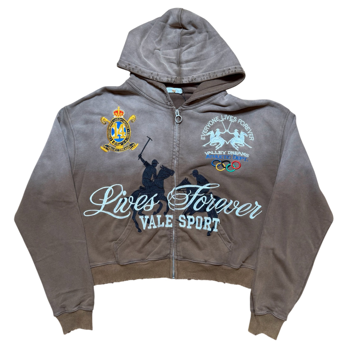 Vale Forever Vanderbilt Zip Up Hoodie