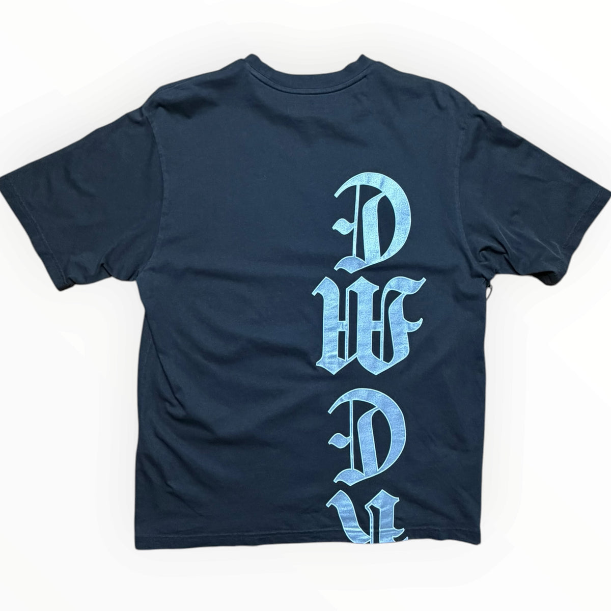 Supreme Cracked Vertical Logo Tee Black