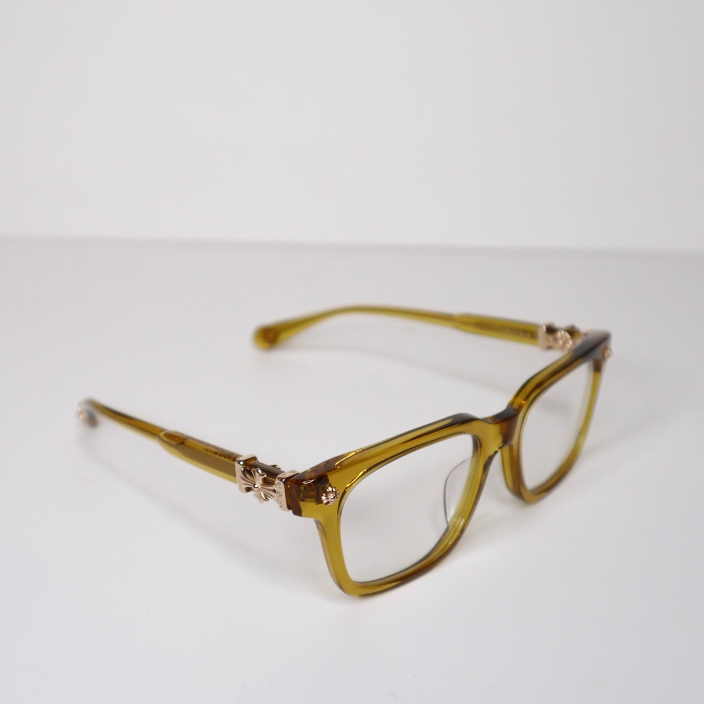 CH Cox Ucker Gold Frame Glasses