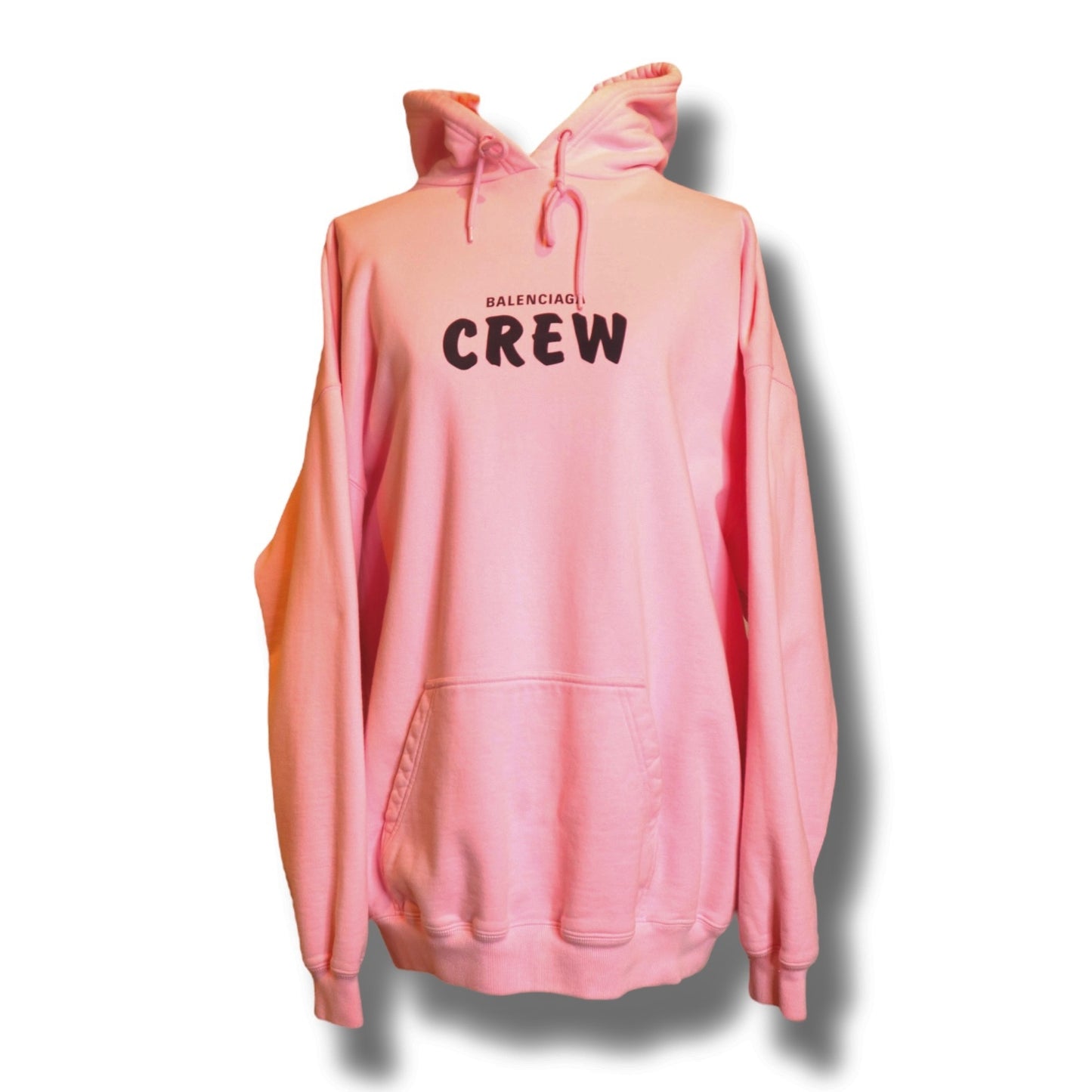 Balenciaga Crew Pink Hoodie
