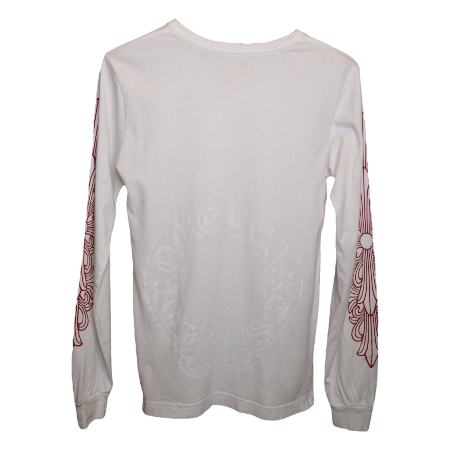 CH White/Red Floral LS Tee