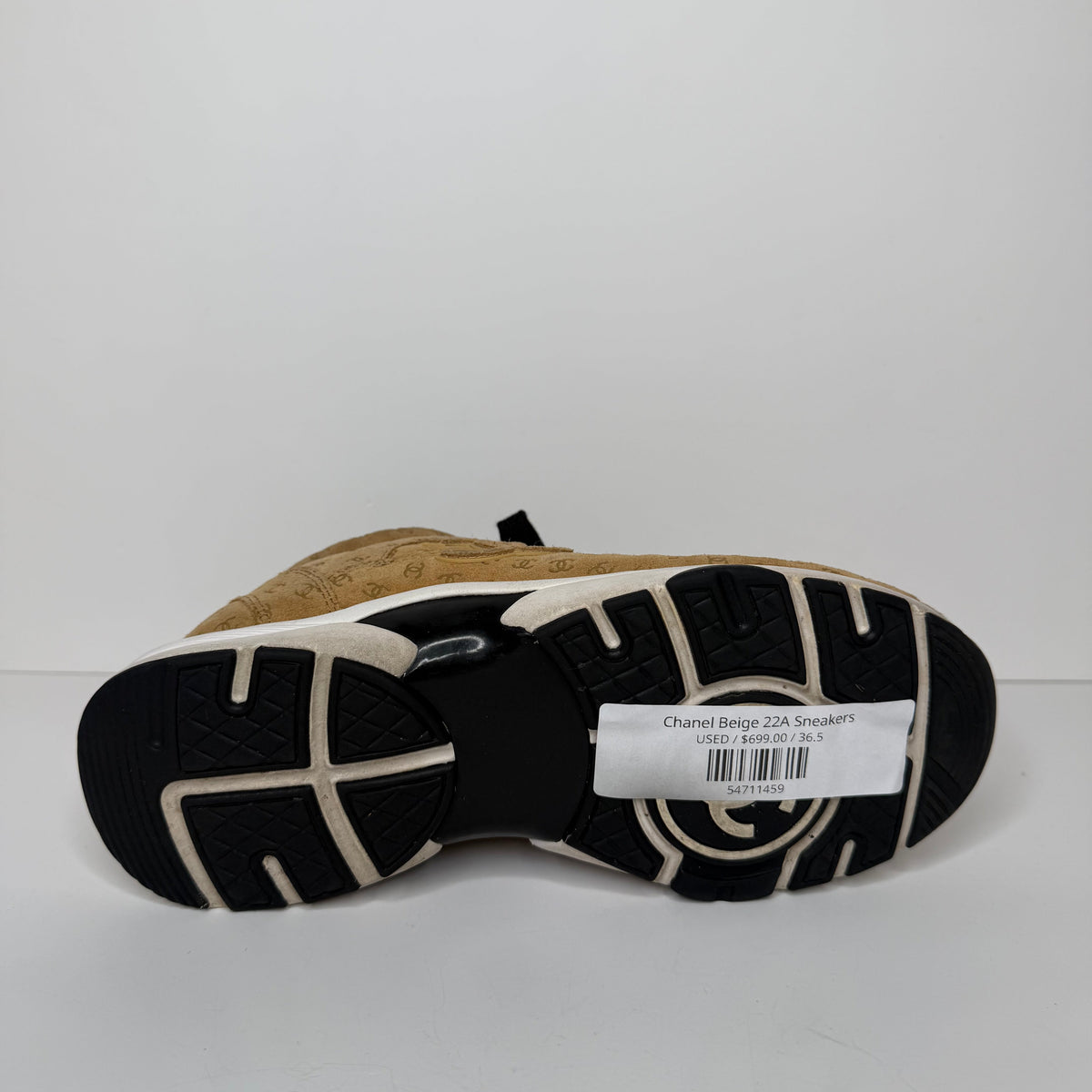 Chanel Beige 22A Sneakers