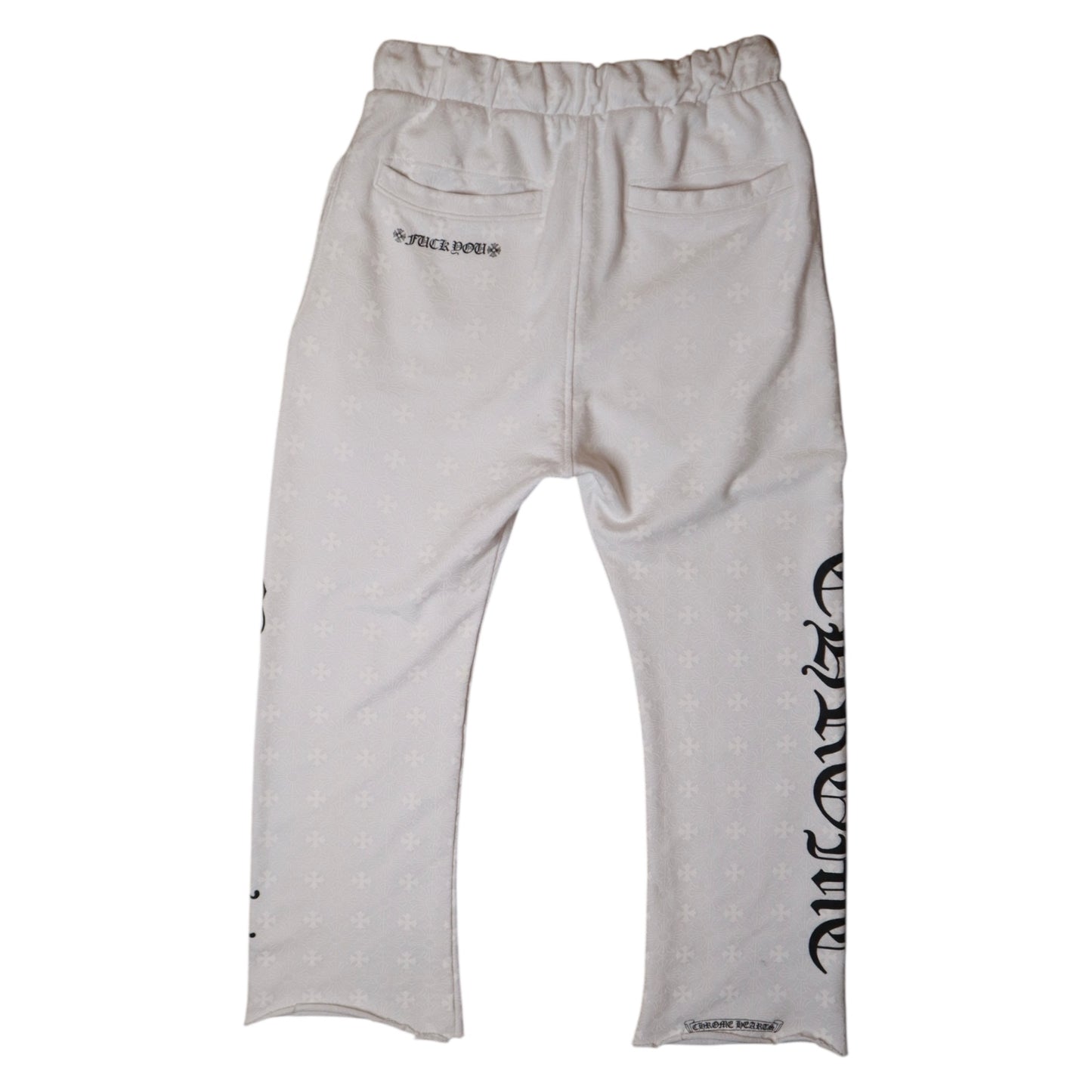 CH White Monogram Sweatpants