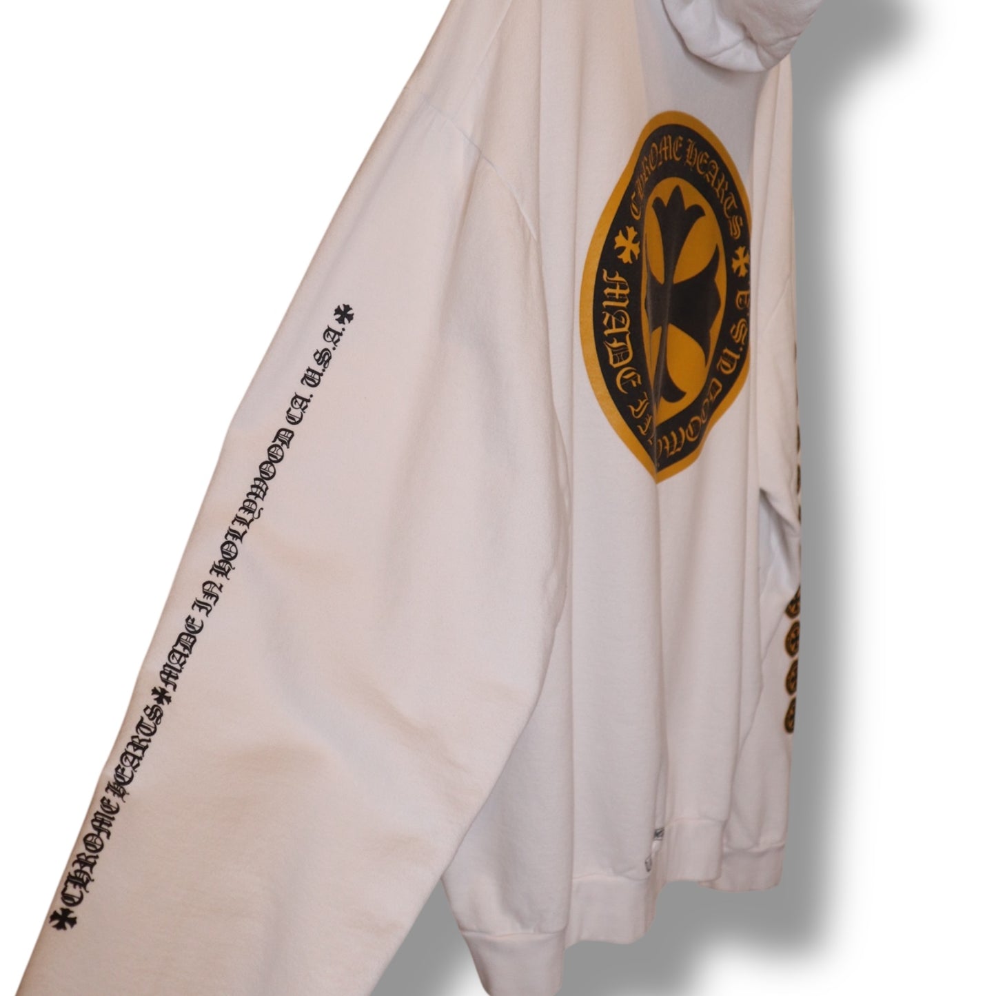 CH Emblem White Hoodie