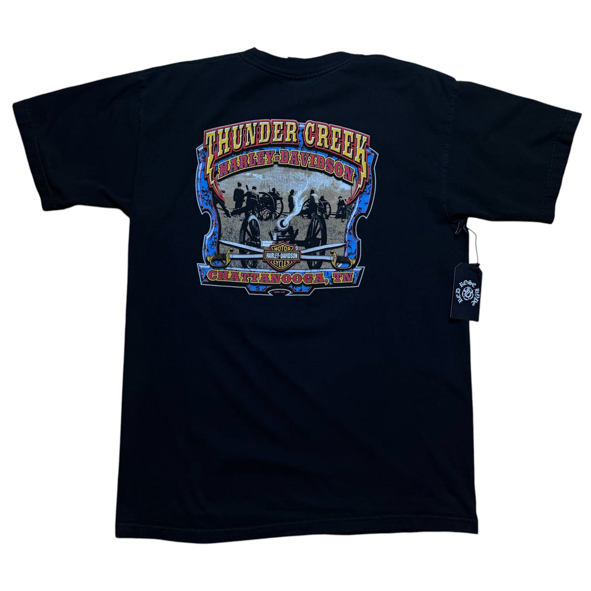 Vintage Harley Davidson Chattanooga Black Tee
