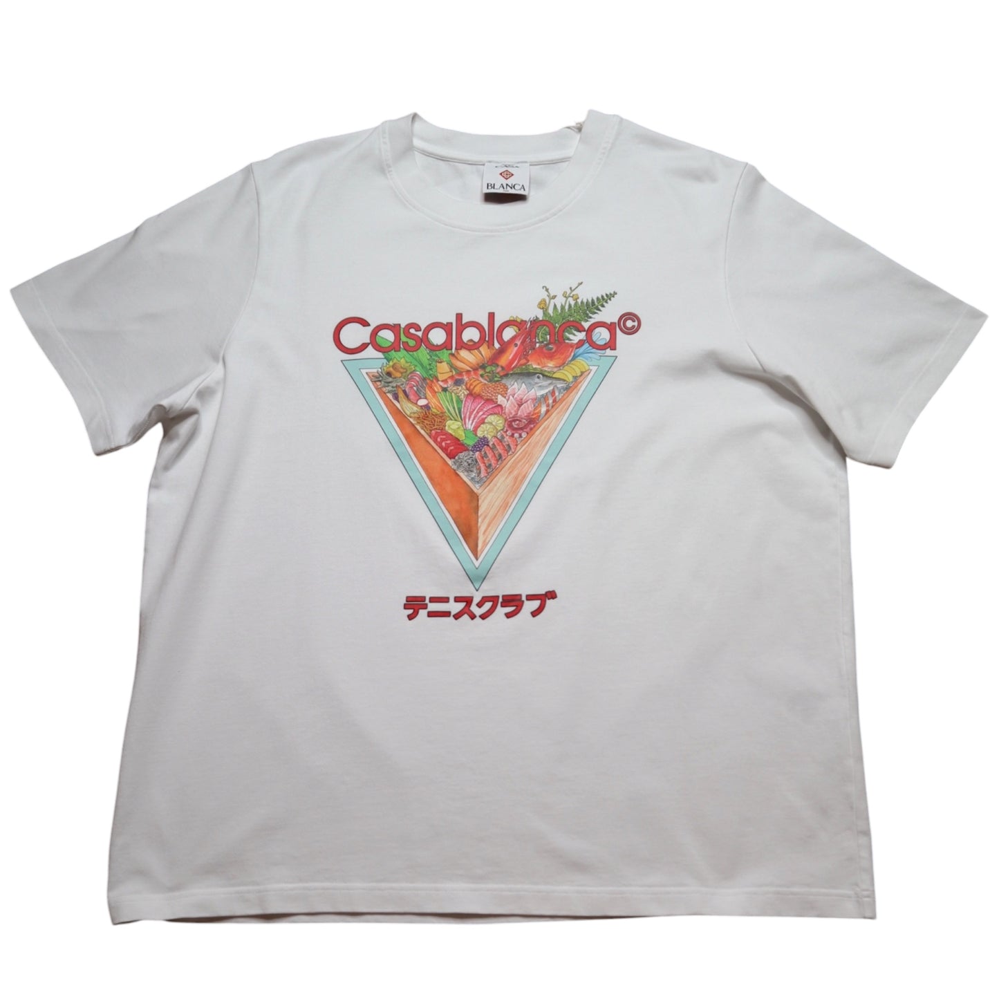 Casa Blanca Tennis Club Tee White/Red