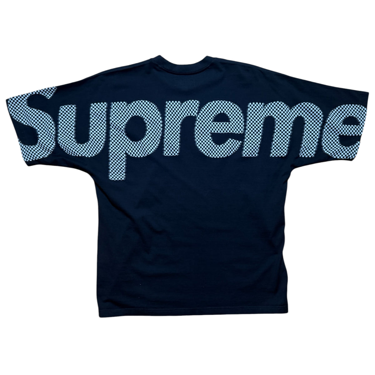 Supreme Checker Intarsia Black Tee