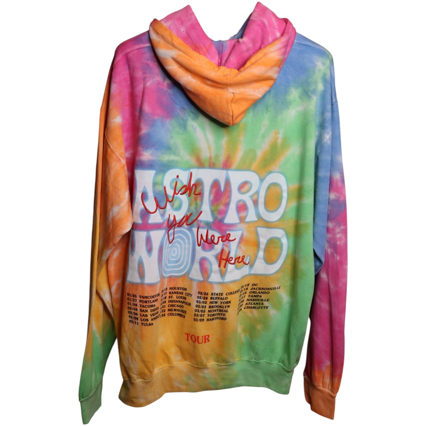 Travis Scott Astroworld Tie Dye Hoodie