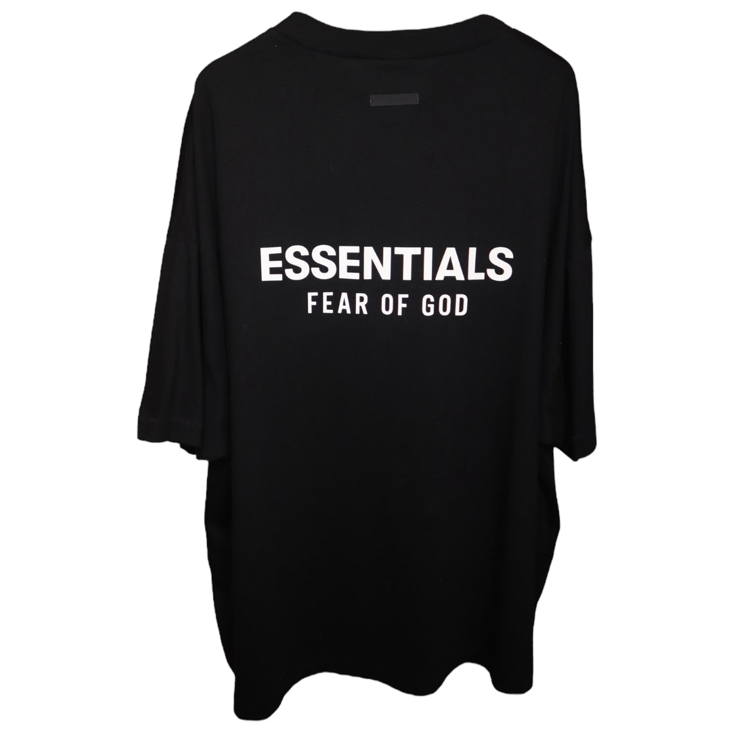 Essentials Black Logo Tee