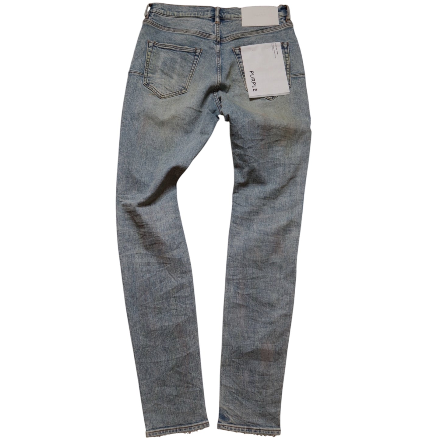 Purple Light Blue Vintage Jeans