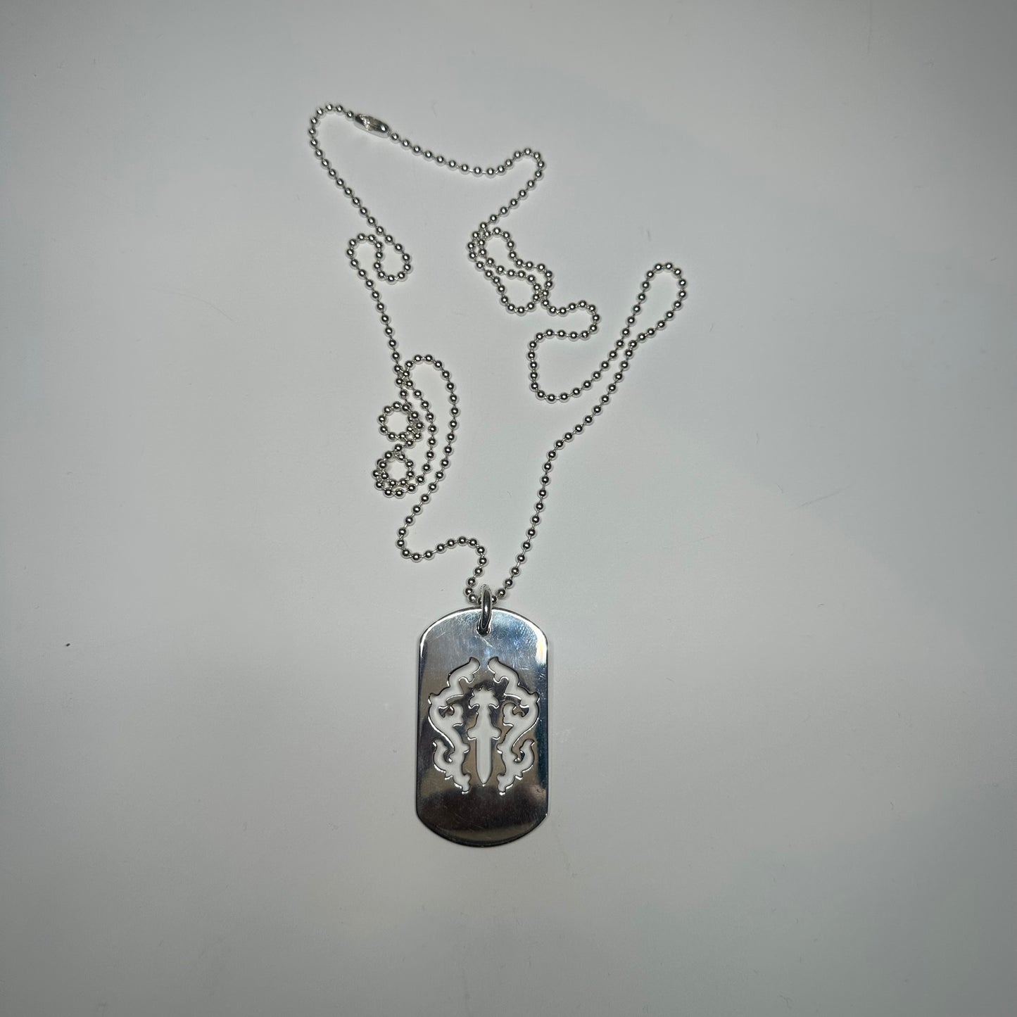 CH .925 Cutout Dagger Dog Tag