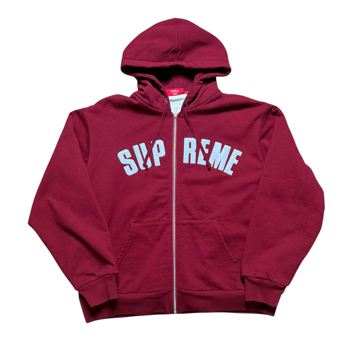 Supreme Arc Thermal Red Zip Up Hoodie