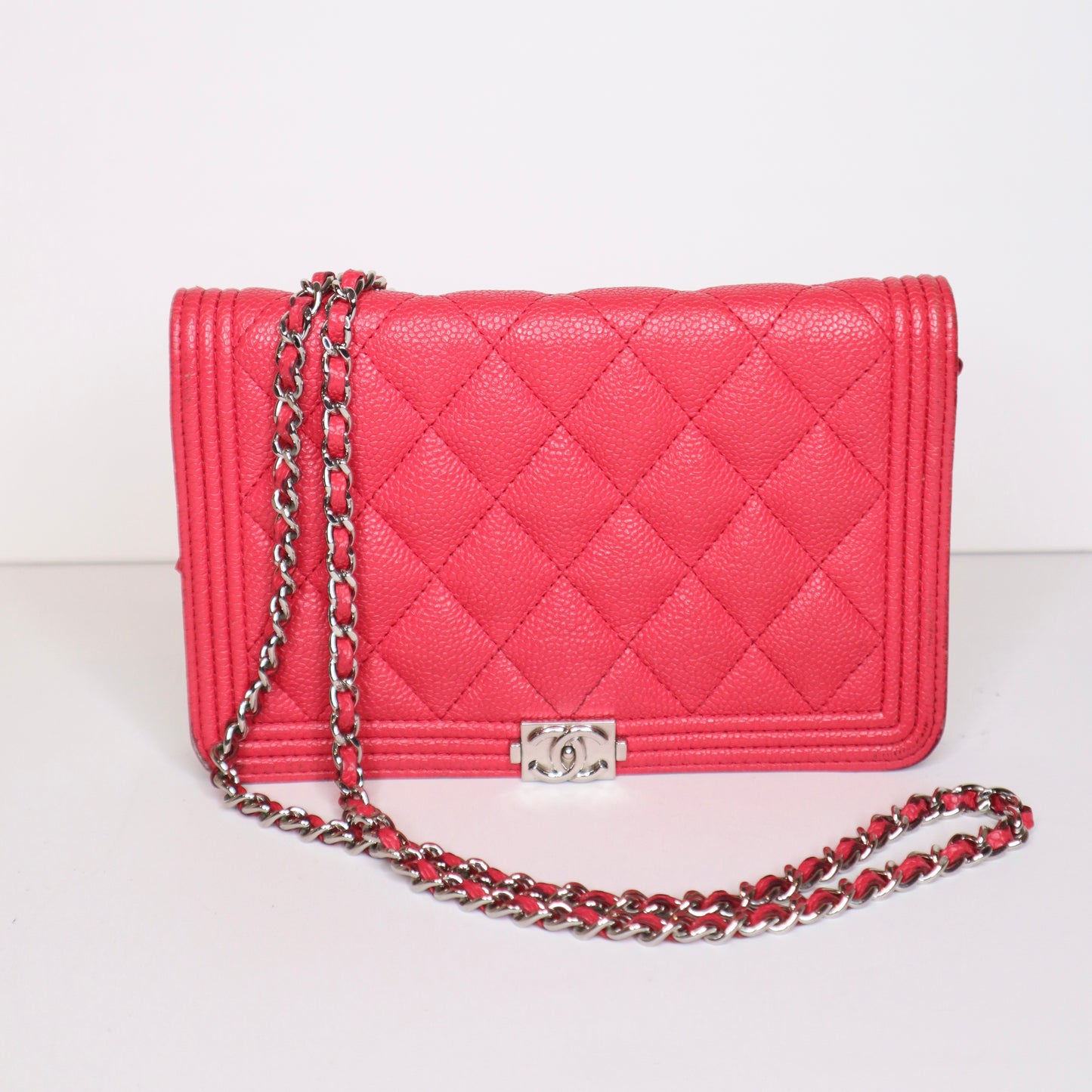 Chanel Wallet on Chain Bag Red