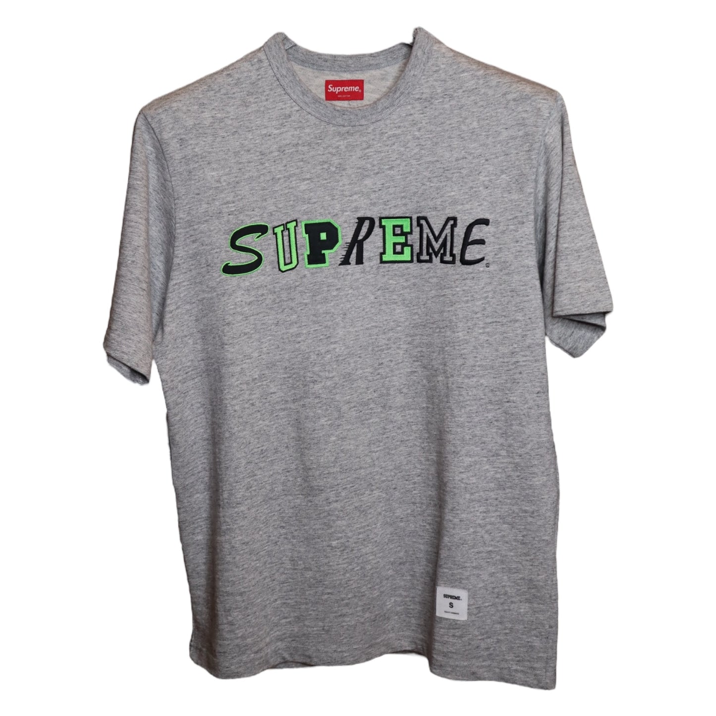 Supreme Logo Tee Grey