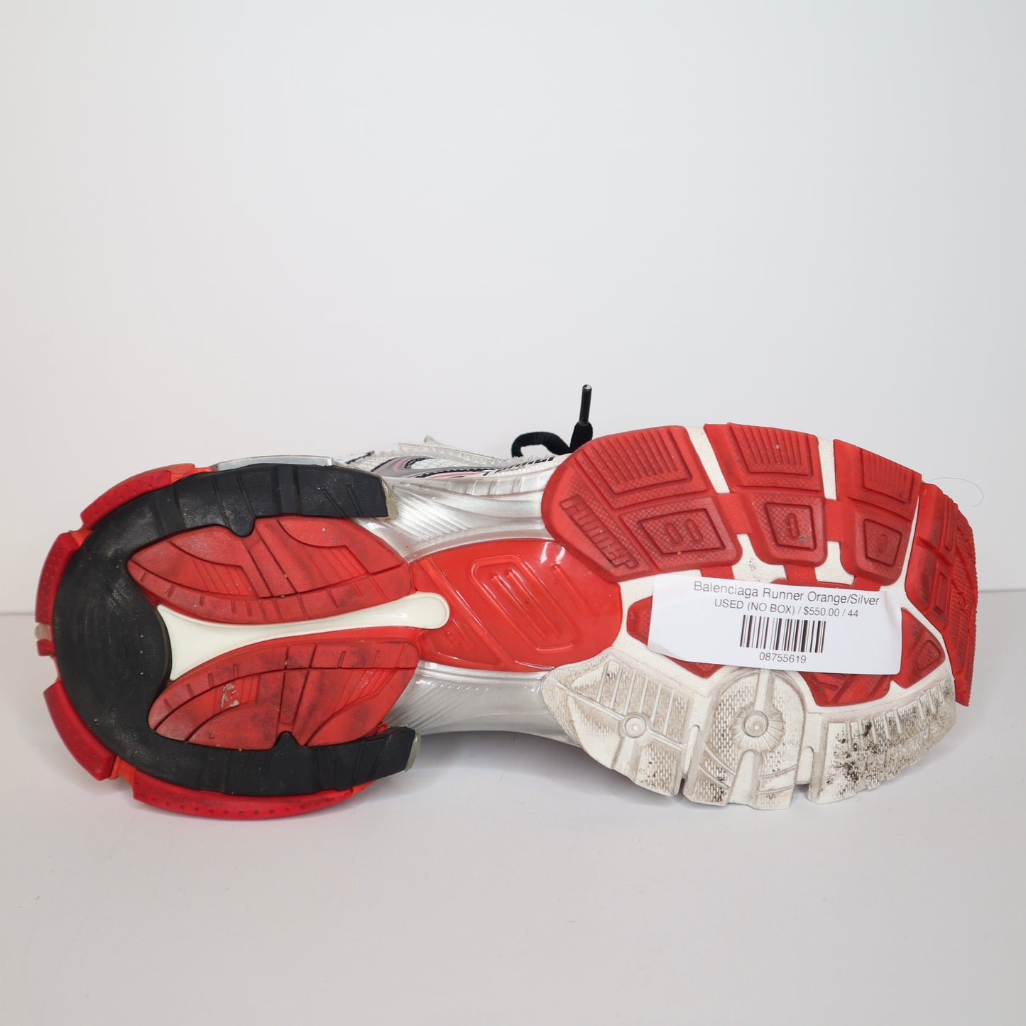 Balenciaga Runner Orange/Silver Sneaker