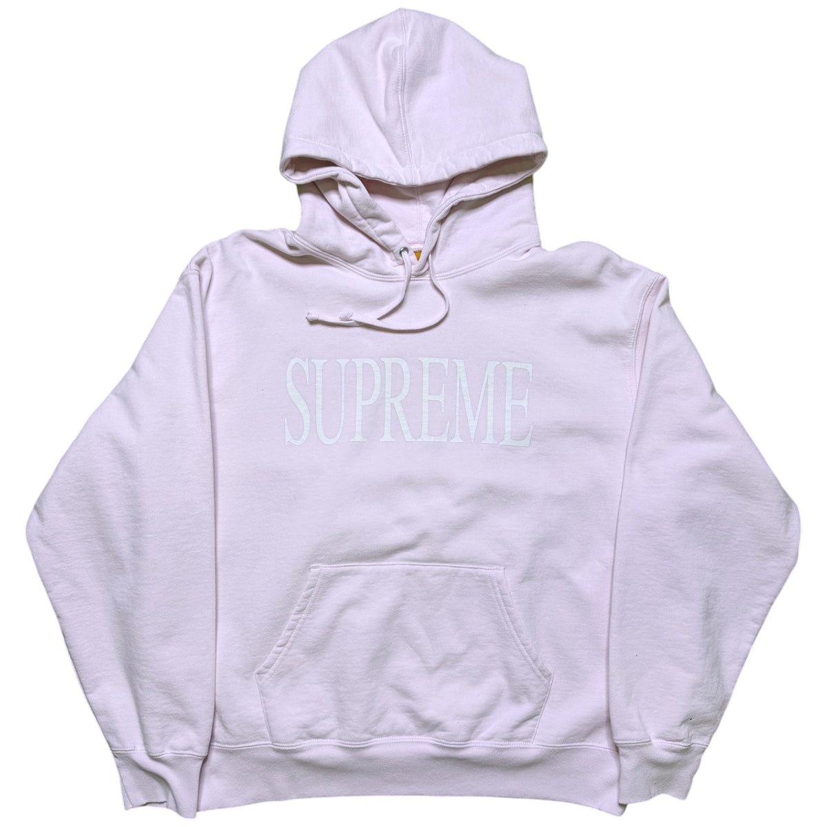 Supreme Capital Hoodie Pink