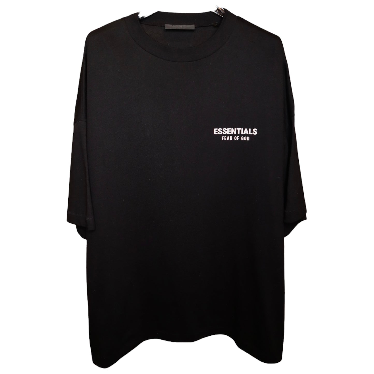Essentials Black Logo Tee