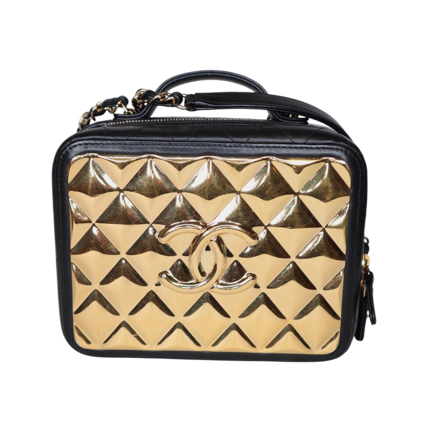 Chanel Vanity Gold Bag