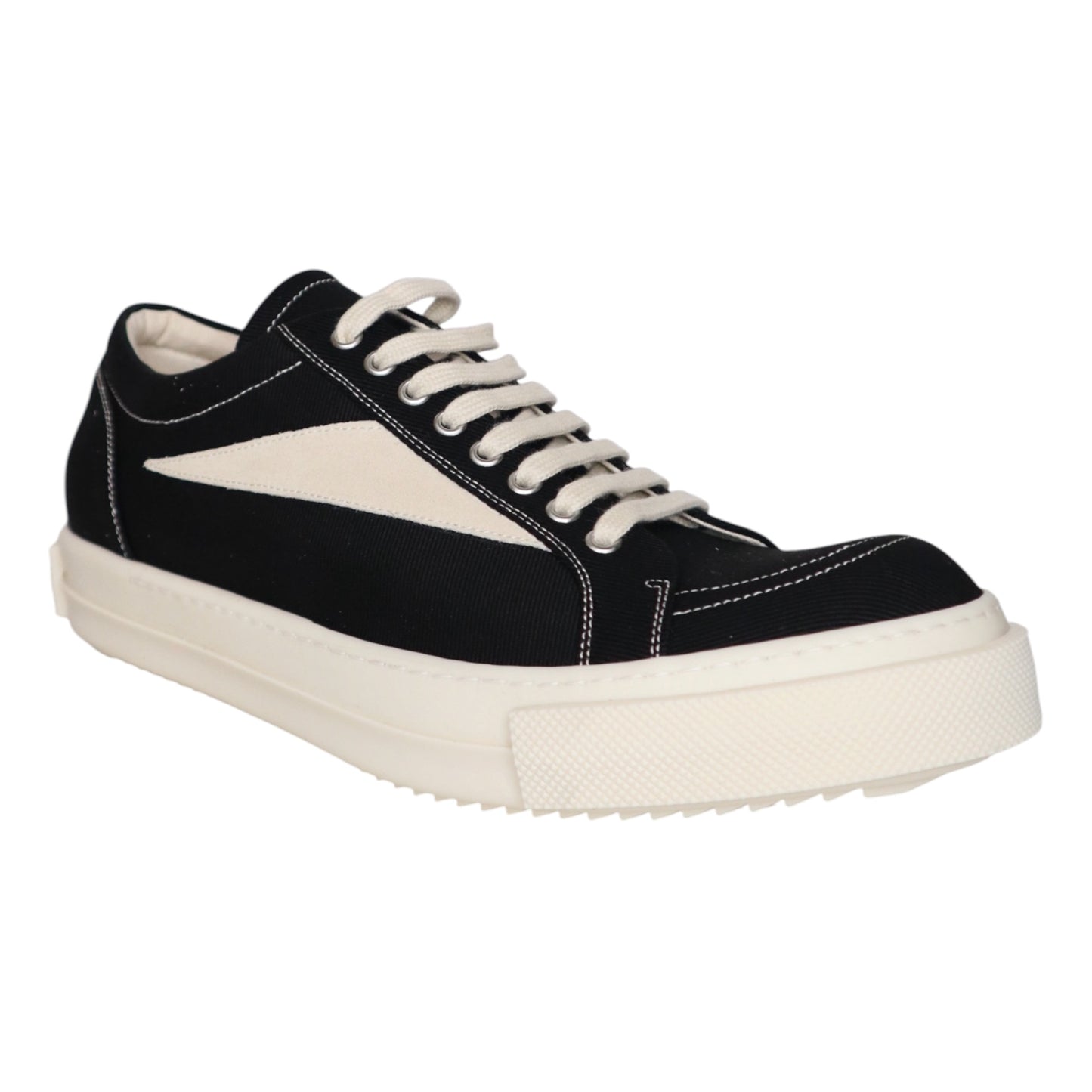 Rick Owens Vintage Sneaker Black Canvas