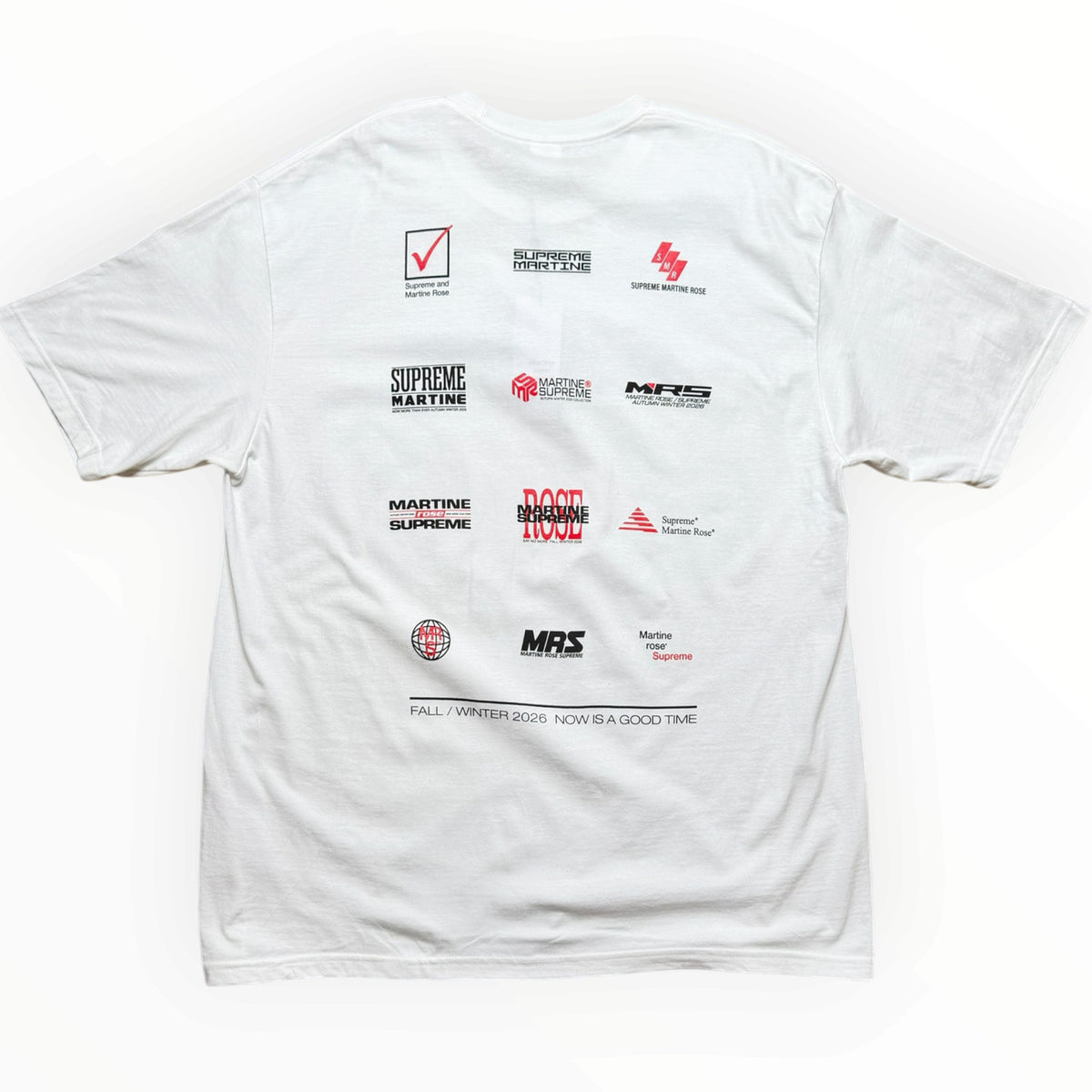 Supreme Martine Rose Now White Tee