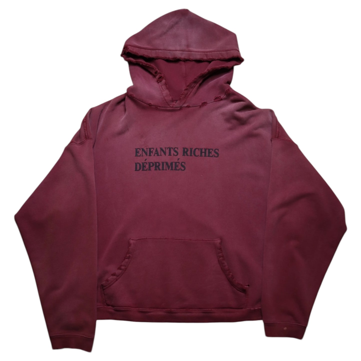 E.R.D. Washed Maroon Hoodie