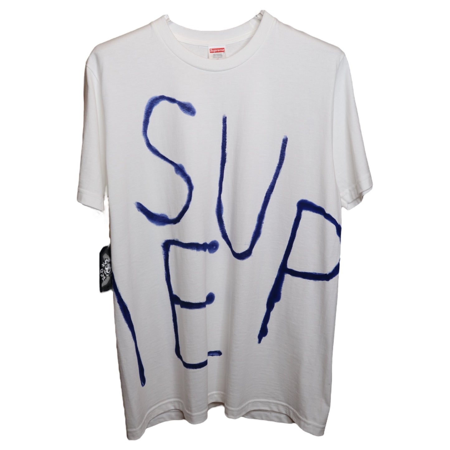 Supreme White Painted Tee