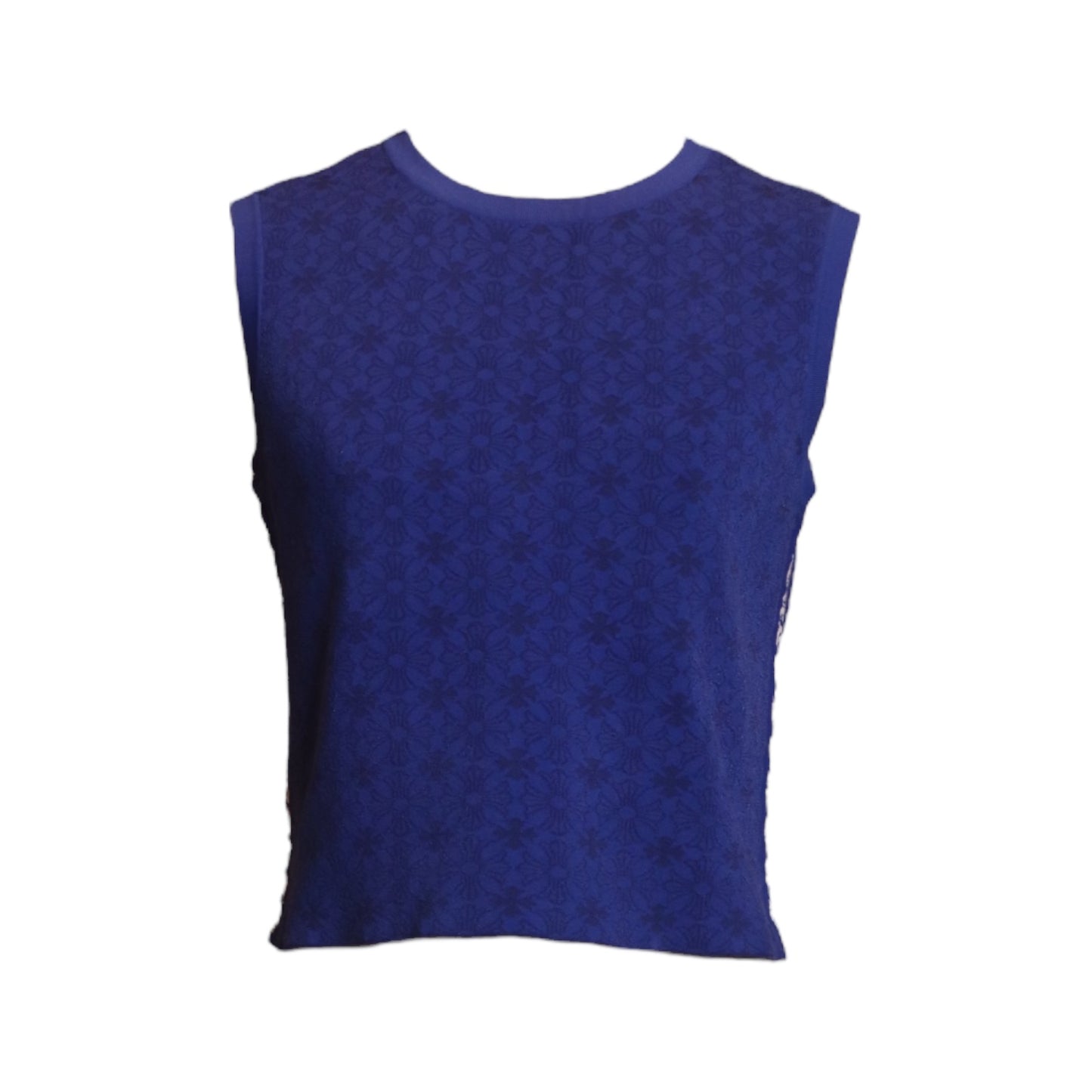 CH Blue Monogram Knit Tank