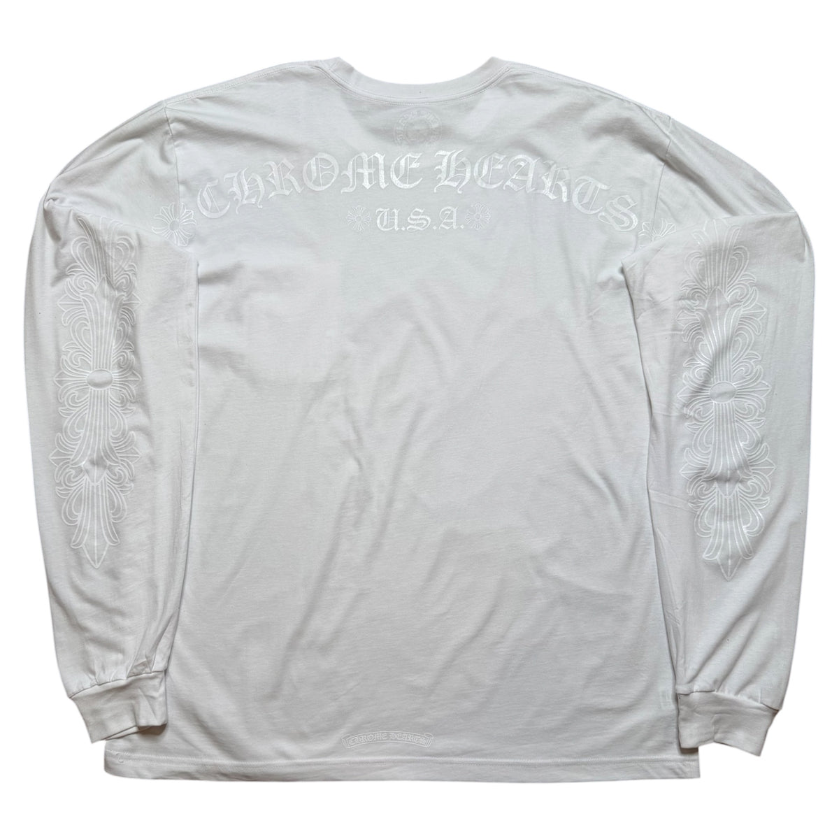 CH Logo Floral White Longsleeve