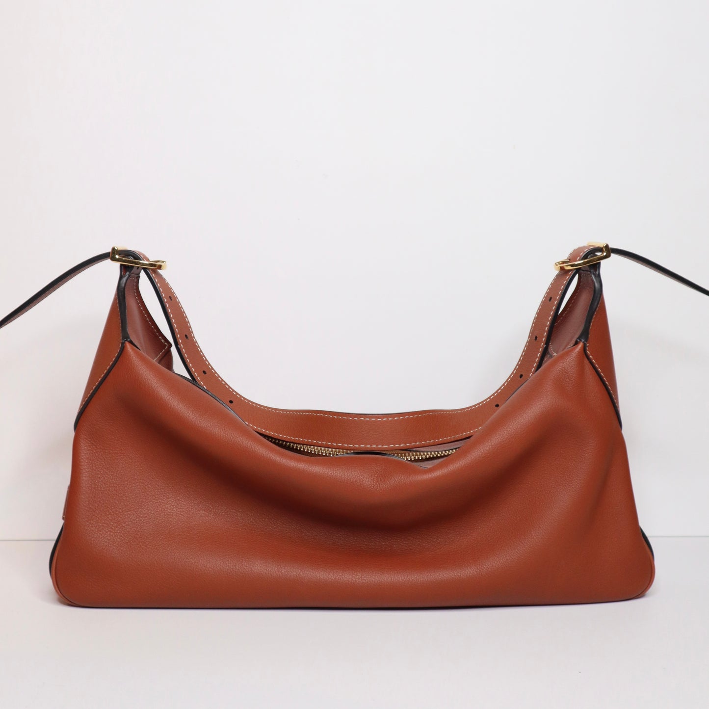 Celine Brown Leather Shoulder Bag