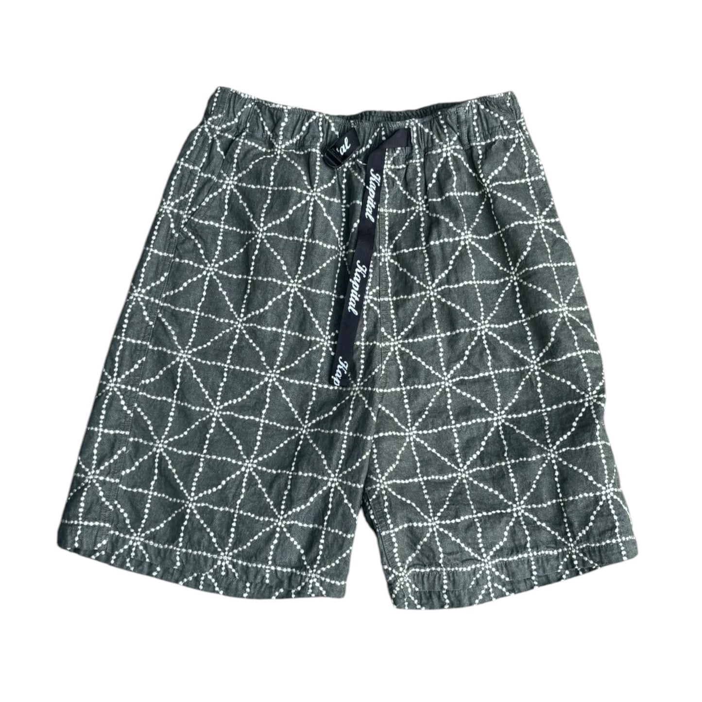 Kapital Embroidered Green Shorts