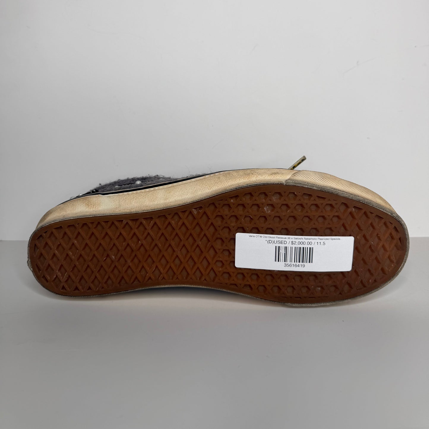 Vans OTW Old Skool Reissue 36 x Satoshi Nakamoto Pearlized Speckled Moving Blanket Grey