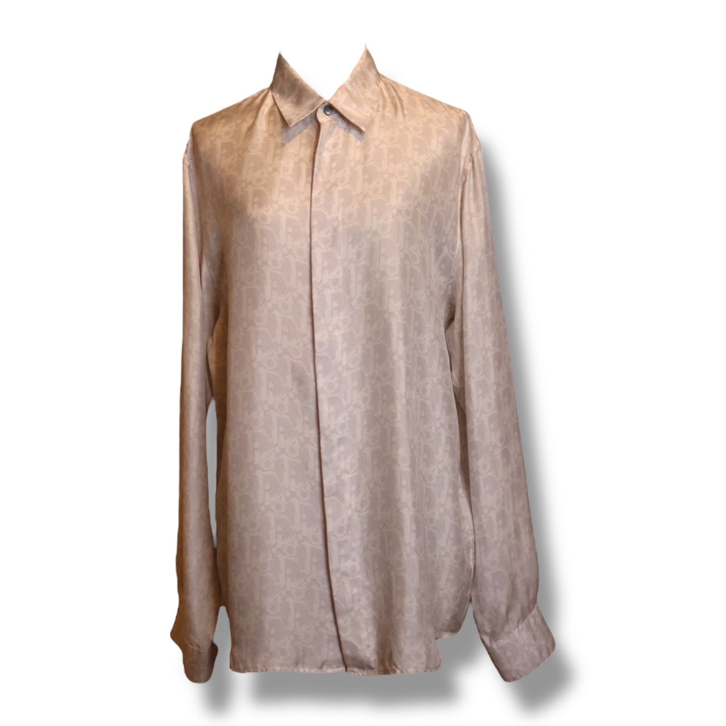 Dior Oblique Silk Button Up