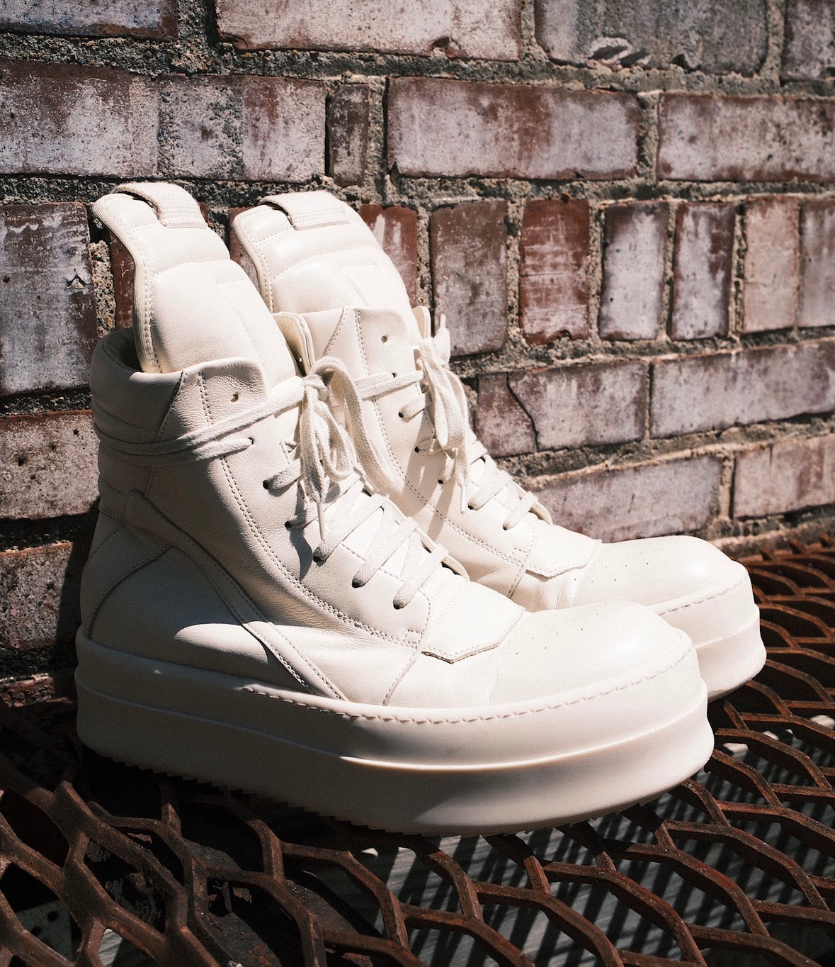 Rick Owens Platform Geobasket Sneaker