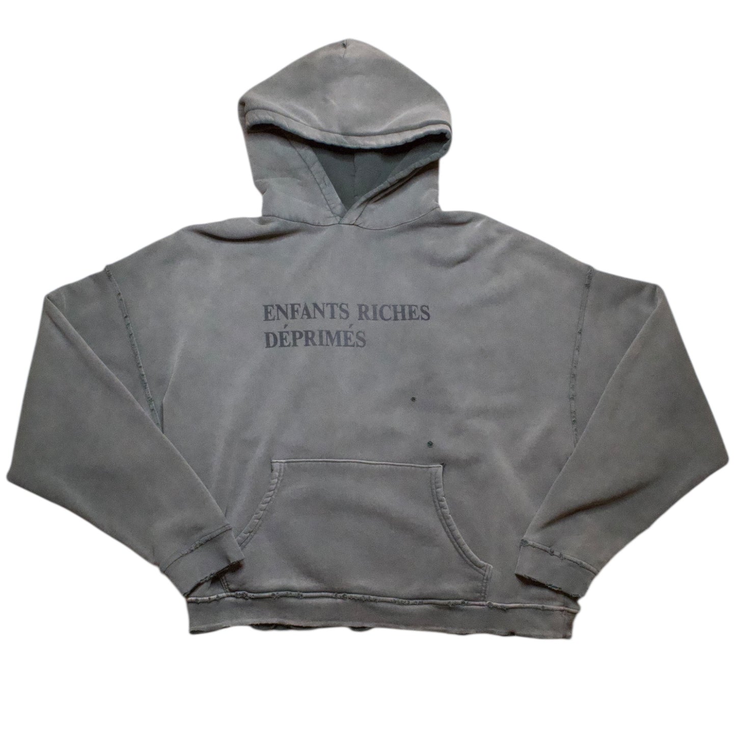 E.R.D Classic Logo Hoodie Olive Bleach