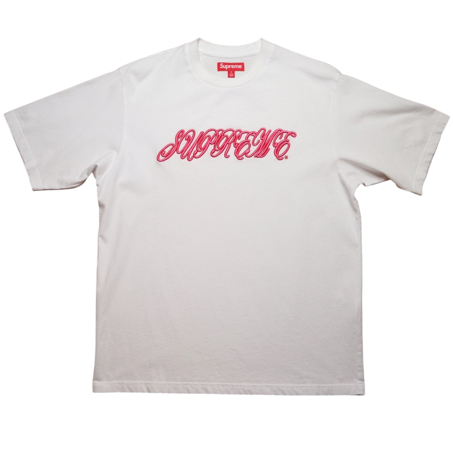 Supreme Raised Script Tee White