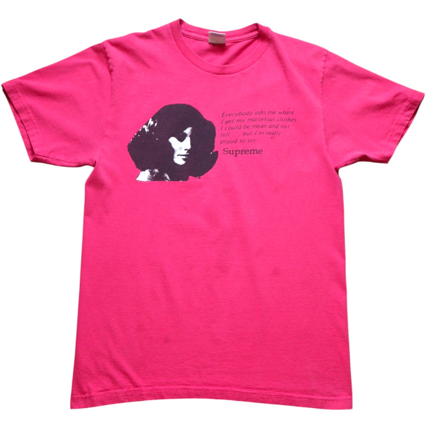 Supreme Mean Tee Fuschia