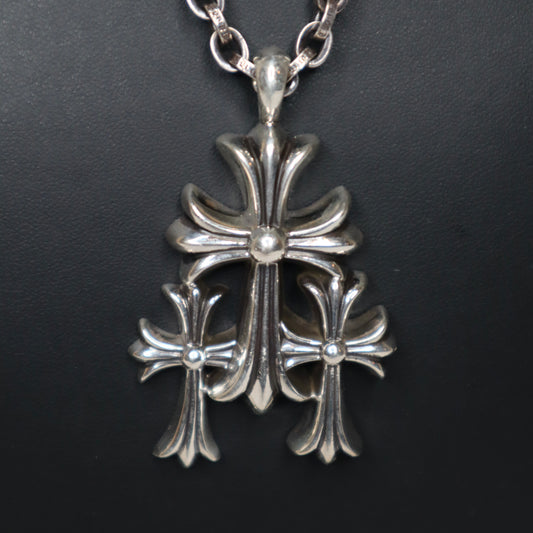 CH Triple Cross Pendant
