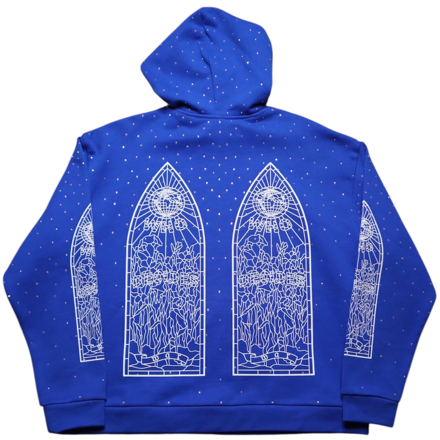 Who Decides War Blue Rhinestone Set