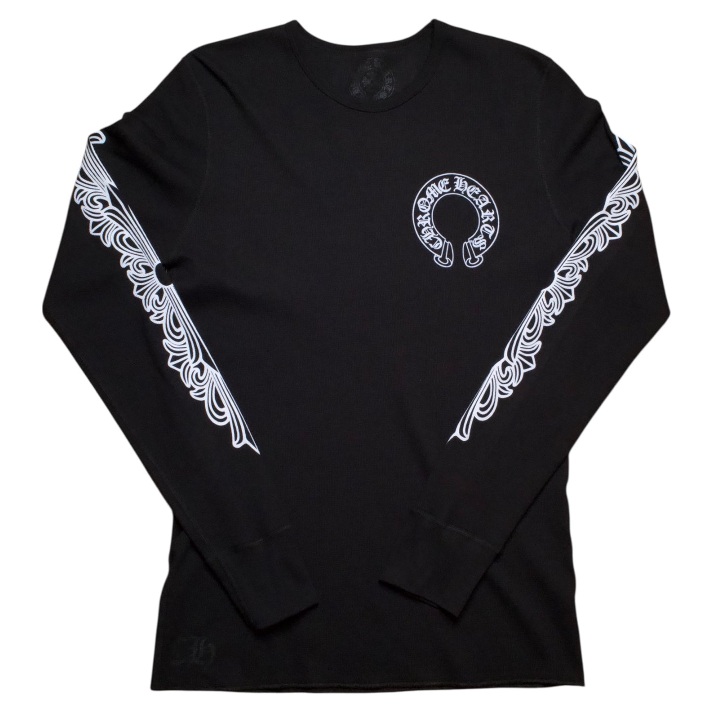 CH Black Floral LS Thermal Tee
