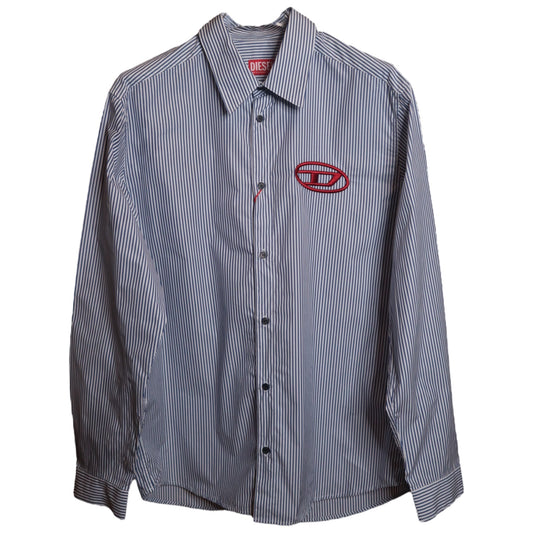 Diesel Pinstriped Button Up