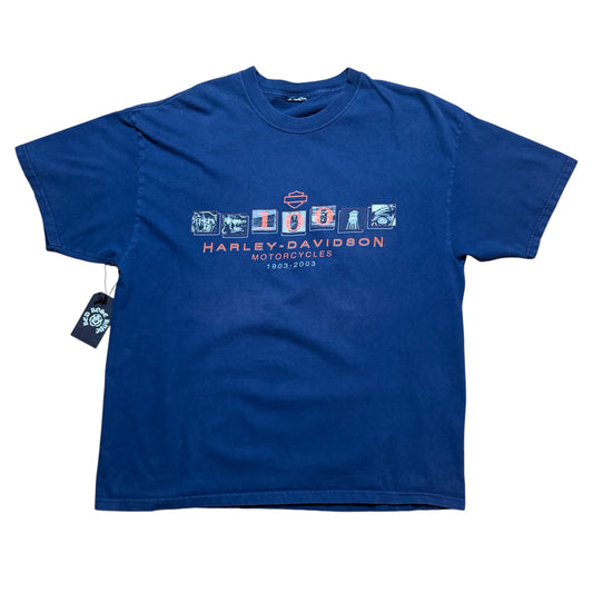Vintage Harley Davidson Paducah Navy Tee