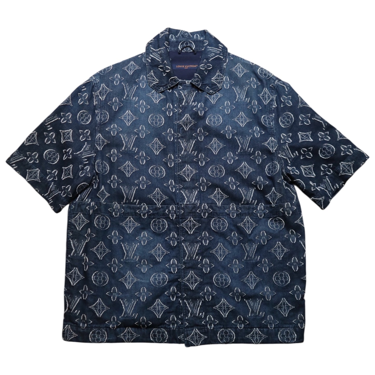 L V. Denim Button Up Kimono