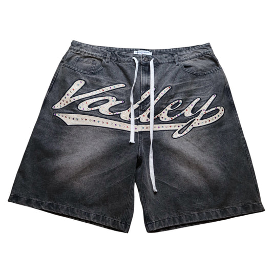 Vale Black Jean Shorts