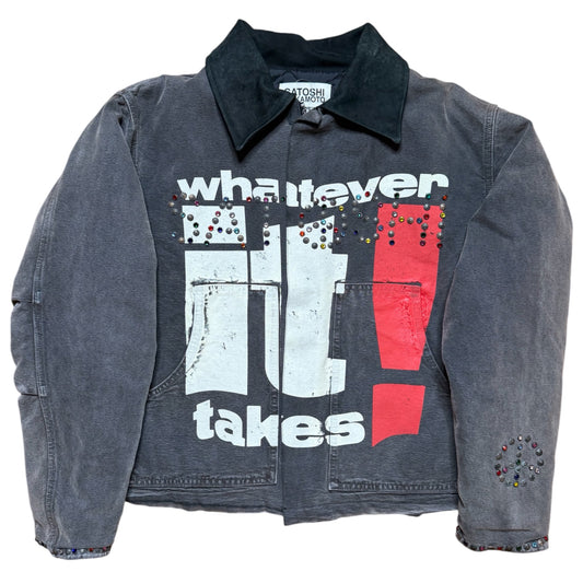 Satoshi Nakamoto Whatever It Takes Work Jacket