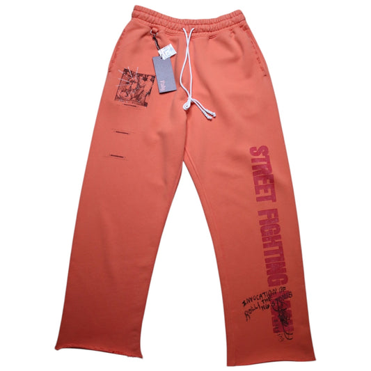Paly Rolling Stones Expectation Orange Sweatpants