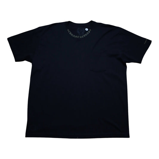 CH Olive Neck Logo Tee