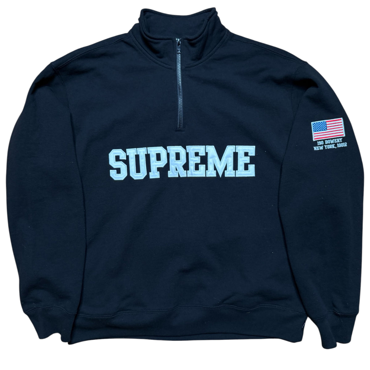 Supreme Logo Quarter Zip