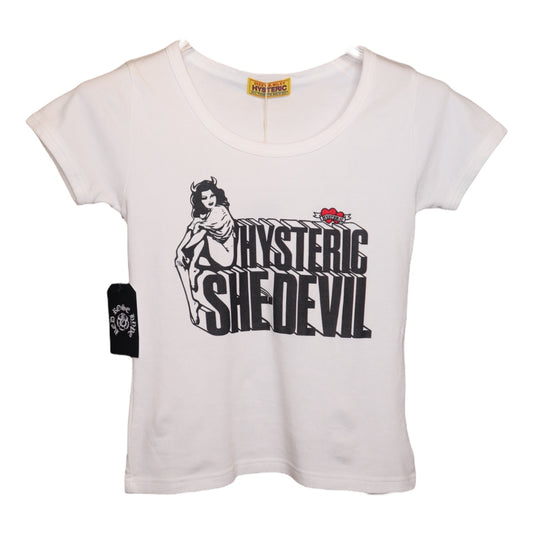Hysteric Glamour Devil Crop Tee